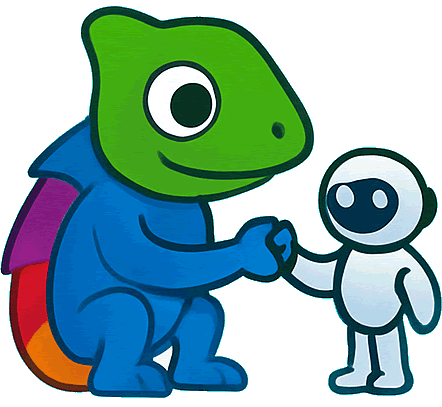 Sprecher und KI-Roboter – kein Widerspruch